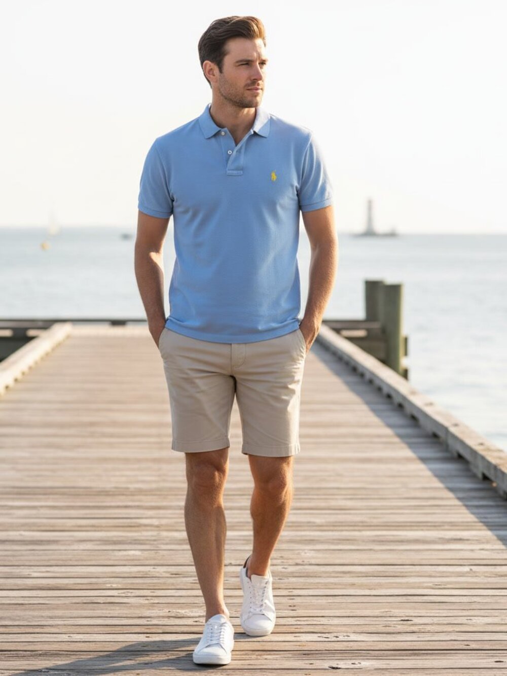 Baby Blue Polo By Ralph Lauren Size XL